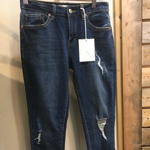 Kancan Skinny Crop Cuff Jeans Size 5/26